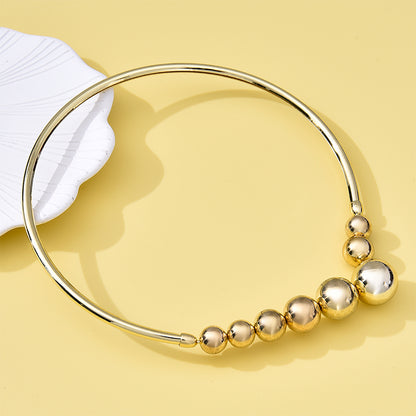 Exaggerated Metal Punk Necklace for Daily Wear