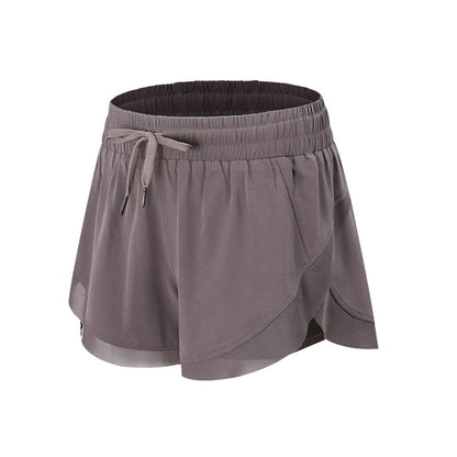 Slim Fit Stretch Yoga Shorts for Women